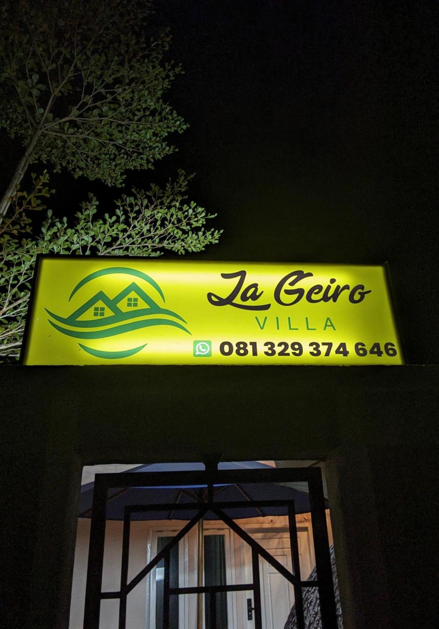 La Geiro Villa Labuan Bajo Eksteriør bilde
